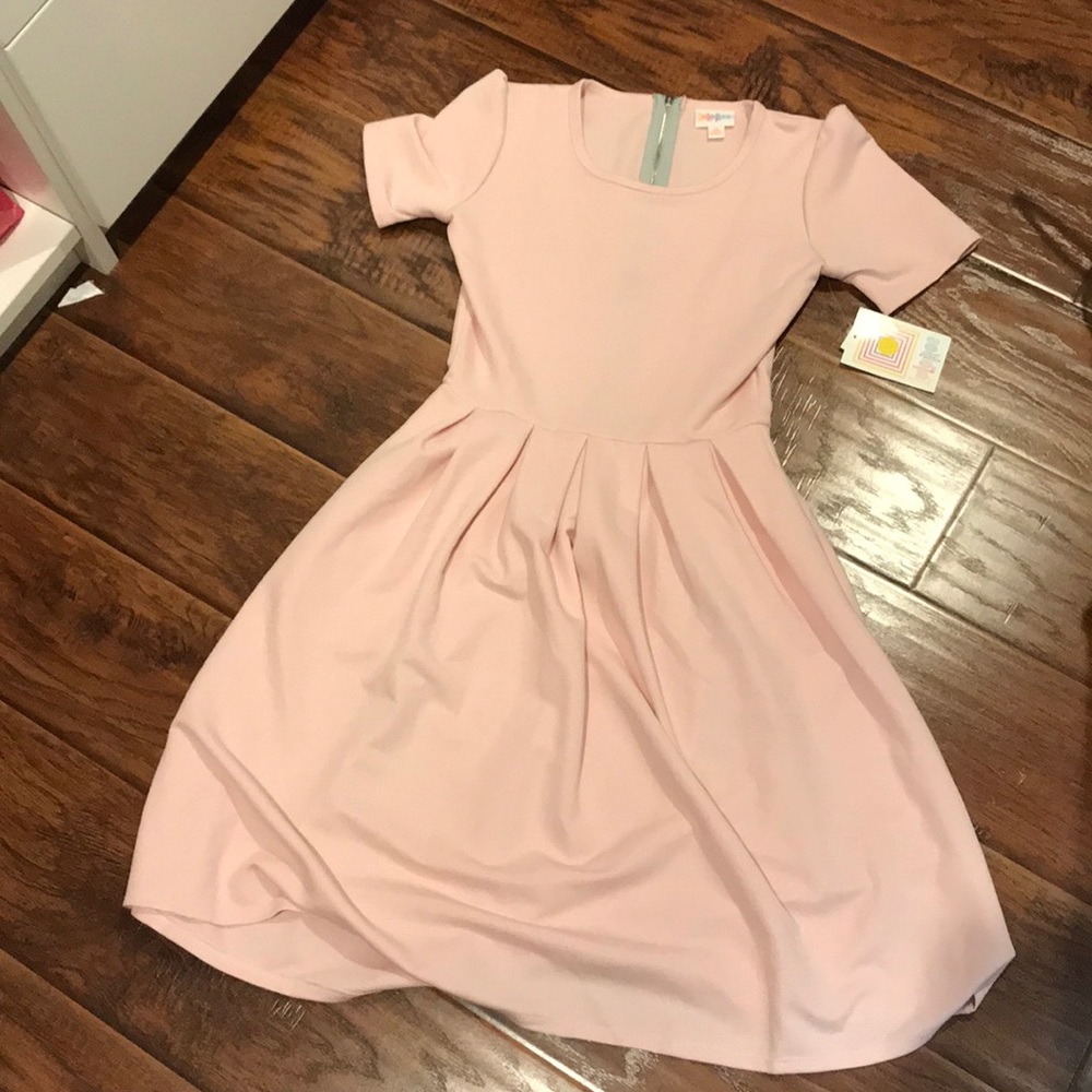 lularoe xs solid pink Amelia